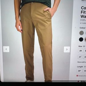 Mens Lululemon Commission Classic Fit Pant Size 38x34